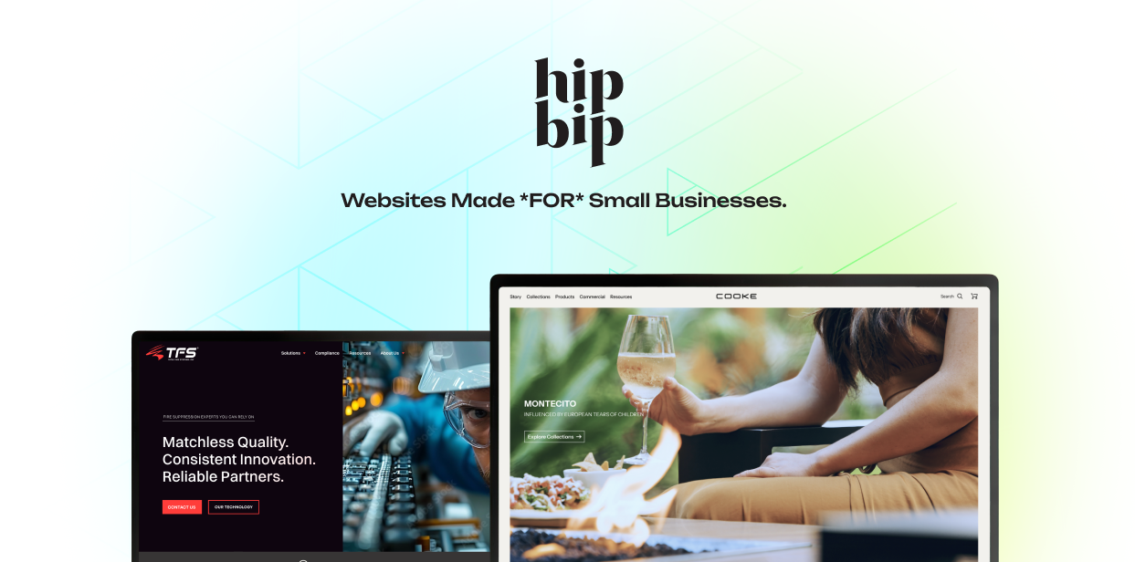 HipBip Makes the Best Small Business Websites. Period.
